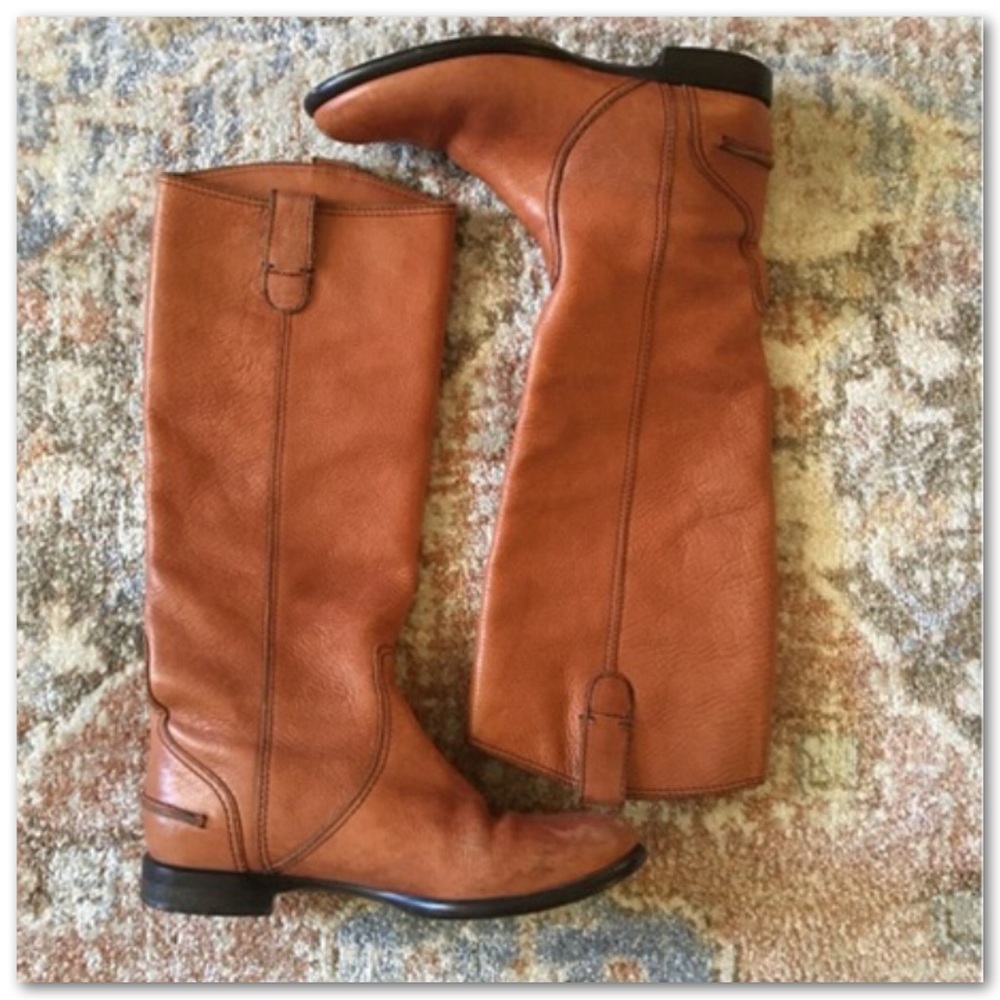 Madewell 1937 / Archive Leather Boot / English Saddle / Retail $298